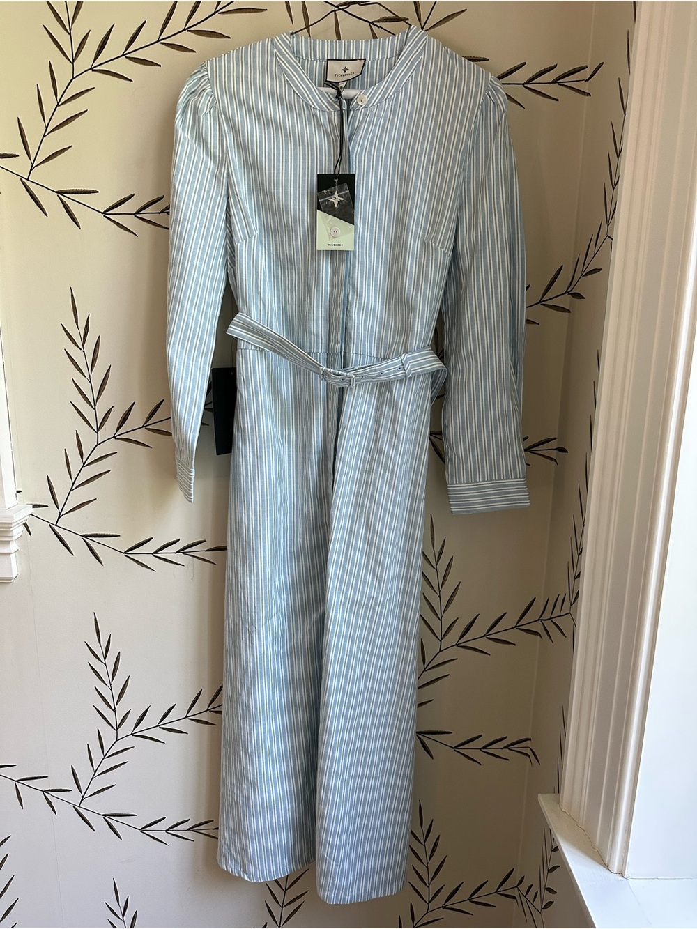 NEW Tuckernuck Catherine dress. Slate Blue Stripe. S. NWT - Picture 6 of 9